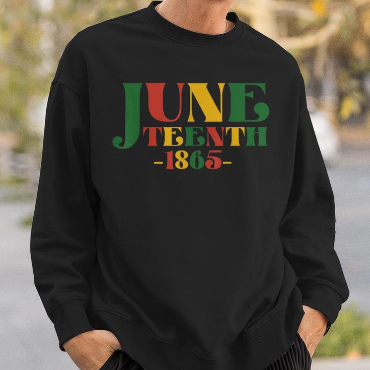 Junenth Celebrate Black Freedom 1865 Junenth Afro Sweatshirt Gifts for Him