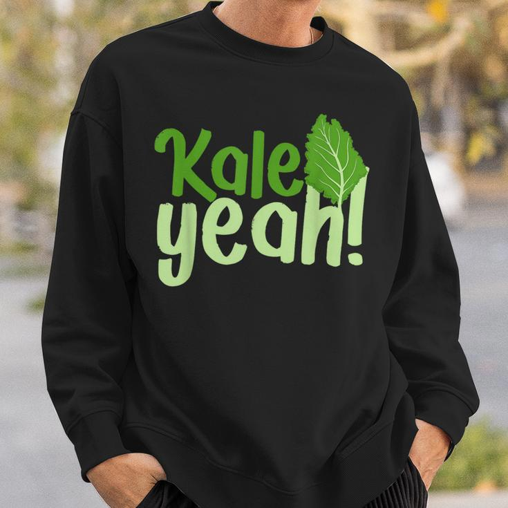 Kale Yeah Go Vegan Sweatshirt Gifts for Him