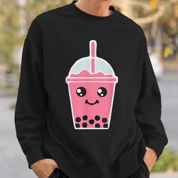 Kawaii Bubble Tea & Boba Milk Tea Lover Cute Anime Sweatshirt Gifts for Him