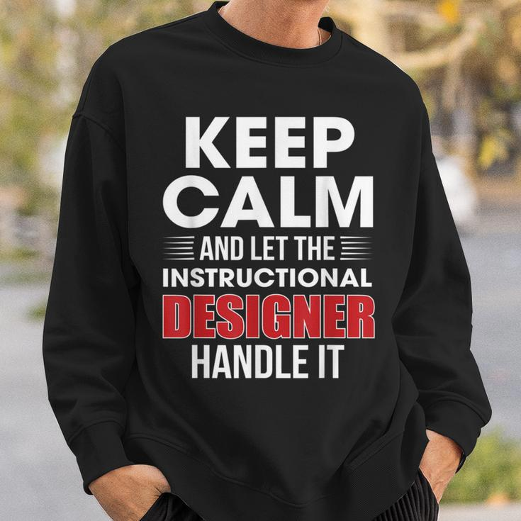 Keep Calm And Let The Instructional er Handle It Png Sweatshirt Gifts for Him