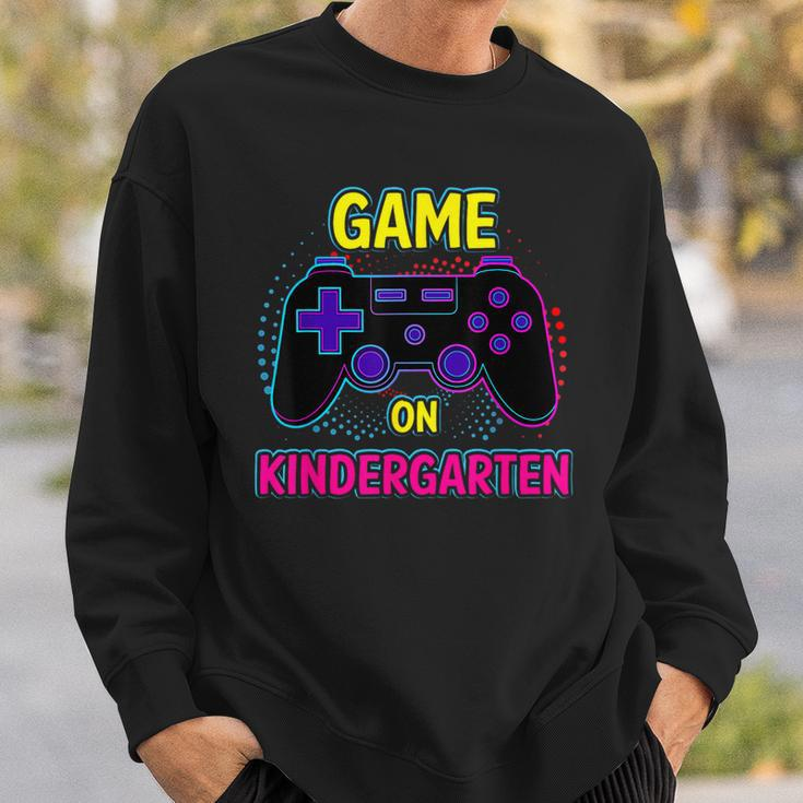 Kindergarten Funny Game On Back To School Video Gamer Sweatshirt Gifts for Him