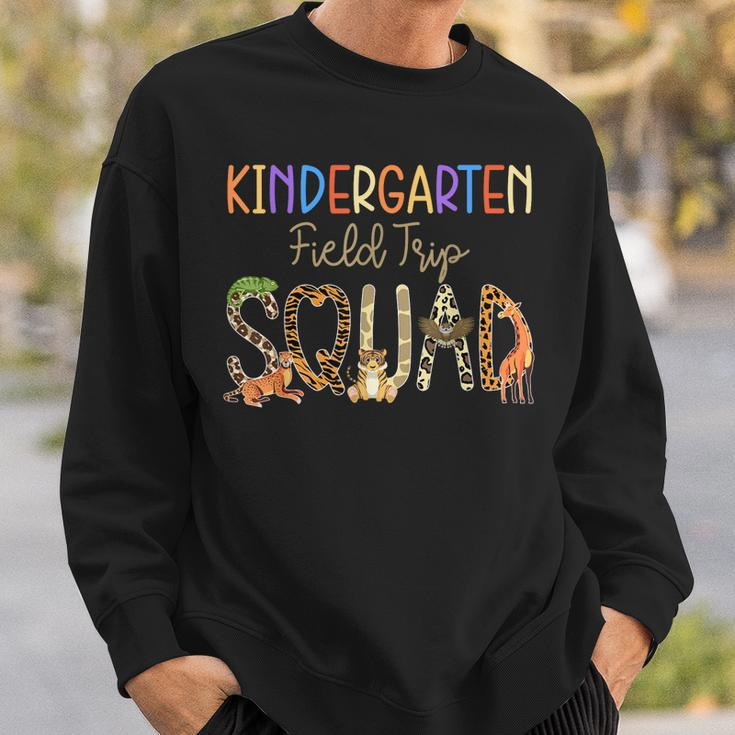 Kindergarten Students School Zoo Field-Trip Squad Matching Sweatshirt Gifts for Him