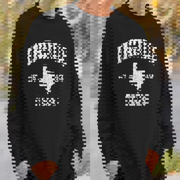 Kingsville Texas Tx Vintage State Athletic Style Sweatshirt Gifts for Him