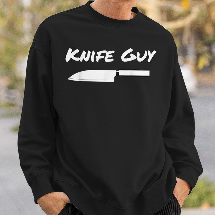 Knife Guy Chefs Kitchen Cooking Knives Chopping Santoku Cook Sweatshirt Gifts for Him