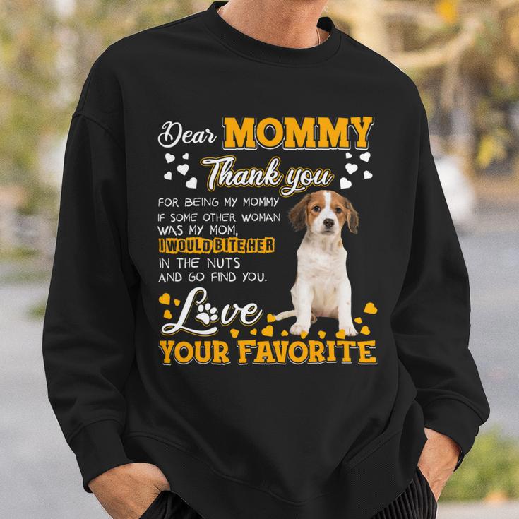 Kooikerhondje Dear Mommy Thank You For Being My Mommy Sweatshirt Gifts for Him