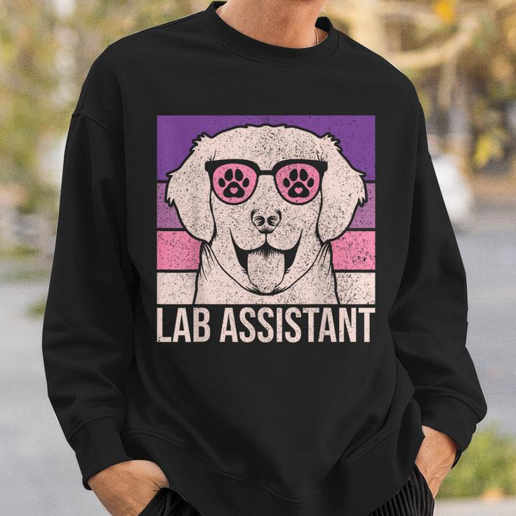 Lab Assistant Dog Lover Owner Pet Animal Labrador Retriever Sweatshirt Gifts for Him