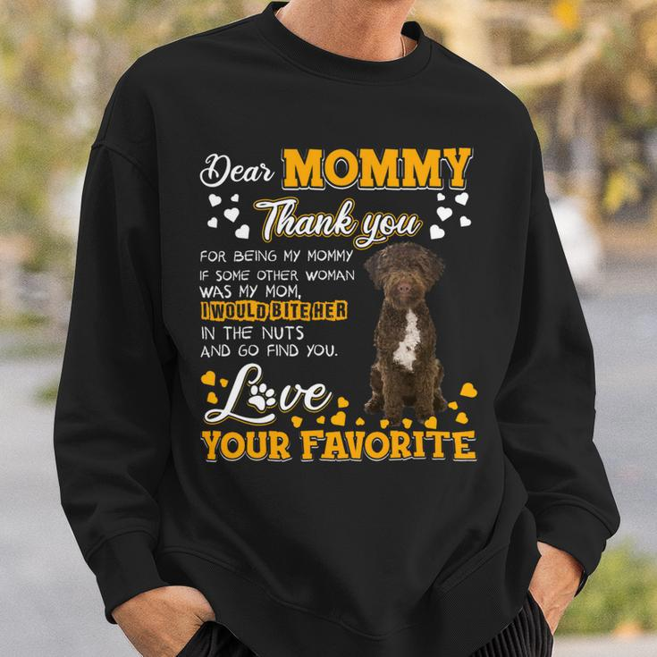 Lagotto Romagnolo Dear Mommy Thank You For Being My Mommy Sweatshirt Gifts for Him