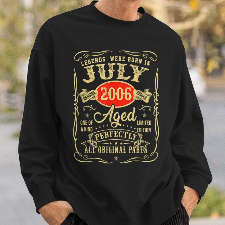 Legends Were Born In July 2006 15Th Birthday Gifts Sweatshirt Gifts for Him