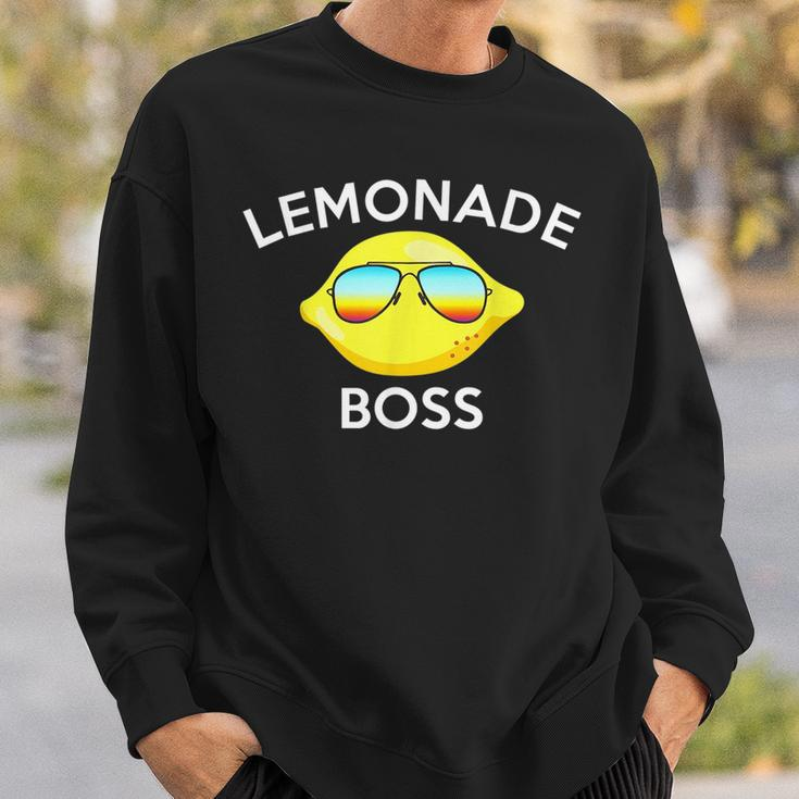 Lemonade Boss Lemon Citrus Fruit Lover Funny Mm Sweatshirt Gifts for Him