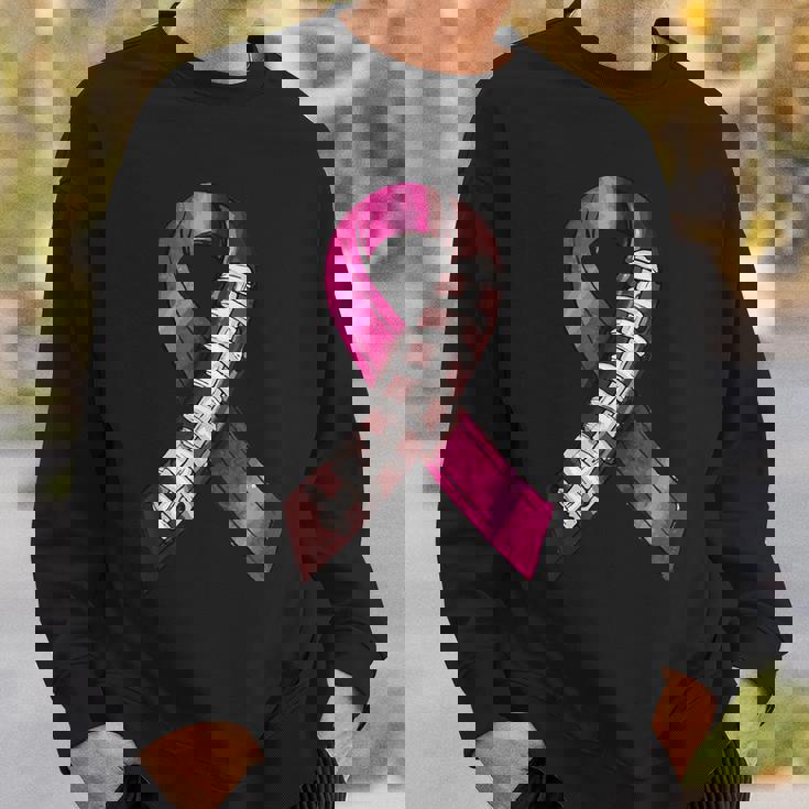 Leopard Game Day Pink American Football Tackle Breast Cancer Sweatshirt Gifts for Him