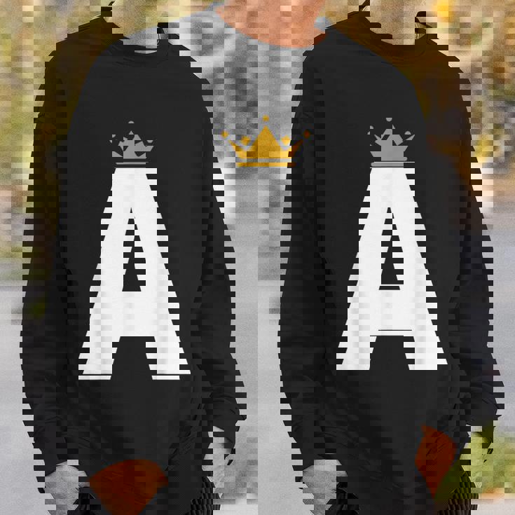 Letter A Alphabet Letter Initial Sweatshirt Gifts for Him Letter A Alphabet Letter Initial Sweatshirt Gifts for Him