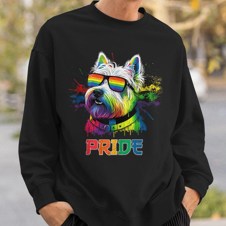 Lgbt Lesbian Gay Pride Westie Dog Sweatshirt Gifts for Him