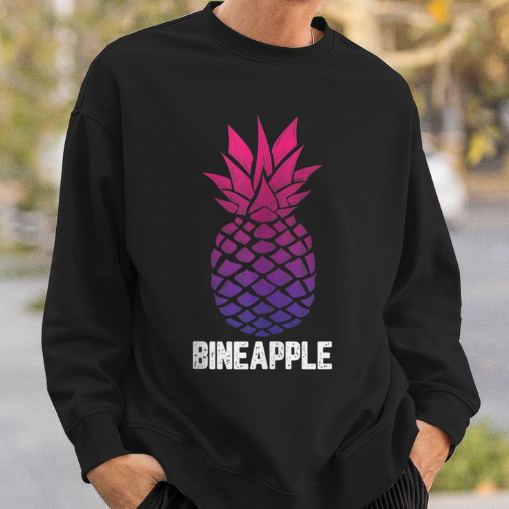 Lgbt-Q Bi-Sexual Pineapple Tropical Summer Cool Pride Gifts Sweatshirt Gifts for Him