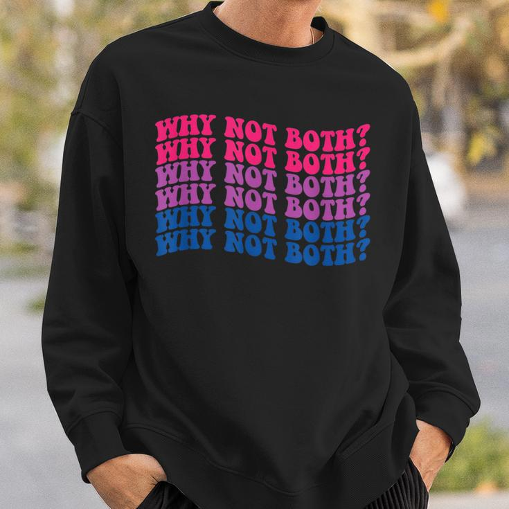 Lgbtq Bisexual Pride Bi-Furious Why Not Both Sweatshirt Gifts for Him