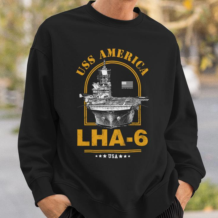 Lha-6 Uss America Sweatshirt Gifts for Him