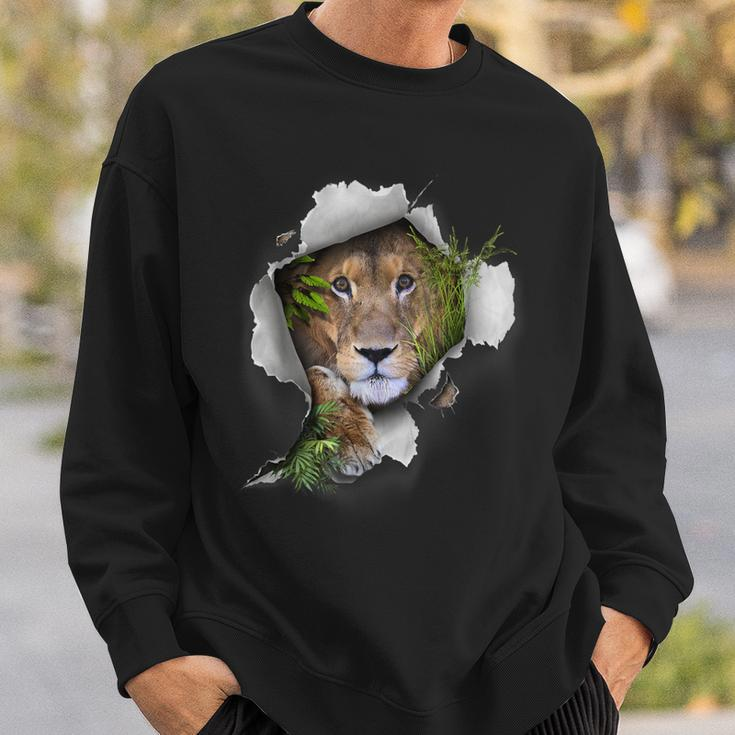 Lion Safari Animal Zoo Animal Lion Sweatshirt Gifts for Him