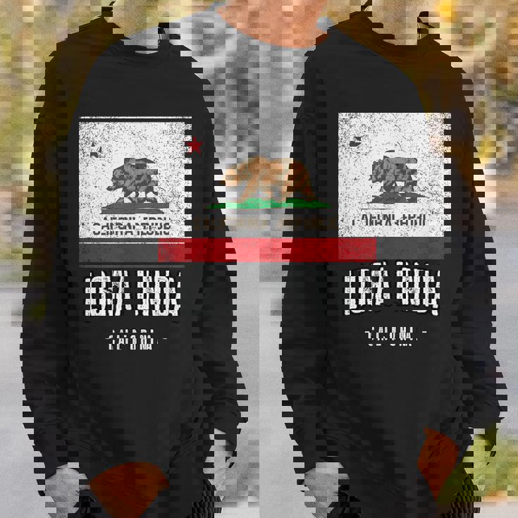 Loma Linda California Cali City Souvenir Ca Flag Top Sweatshirt Gifts for Him