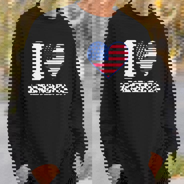 I Love Argenta I Heart Argenta Sweatshirt Gifts for Him