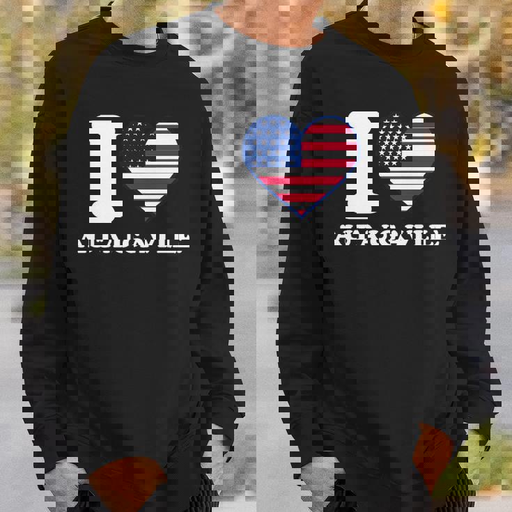 I Love Autaugaville I Heart Autaugaville Sweatshirt Gifts for Him