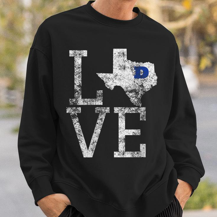 Love Dallas Texas Cowboy Or Cowgirl Gift For Womens Sweatshirt Gifts for Him