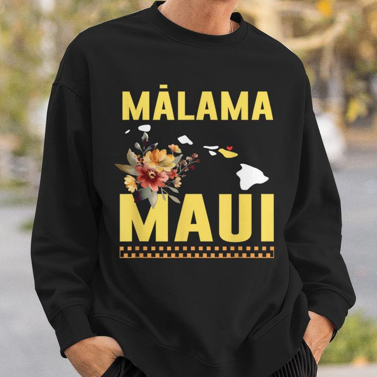 Malama Maui Malama Strong Hawaii Sweatshirt Gifts for Him