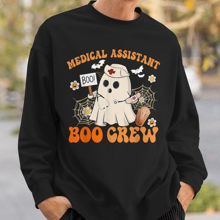 Medical Assistant Boo Crew Ghost Halloween Costumes Sweatshirt Gifts for Him