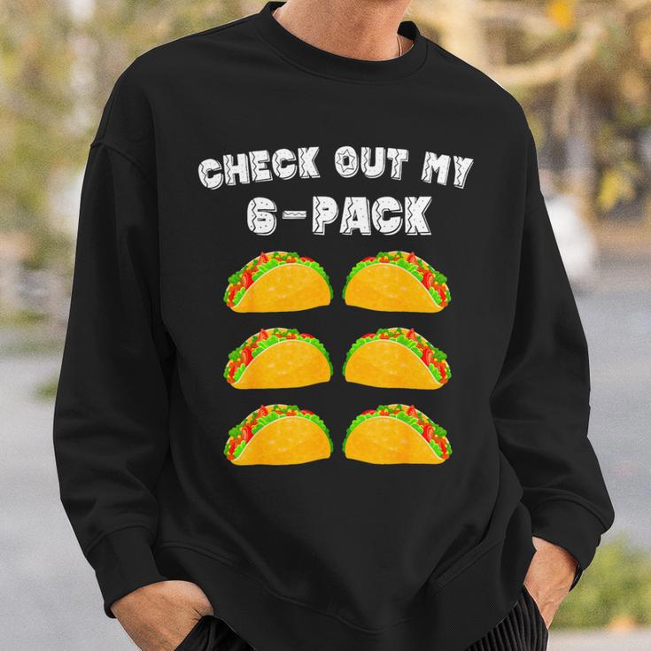 Mens Fitness Taco Funny Mexican 6Pack Gymer For Taco Lovers Sweatshirt Gifts for Him