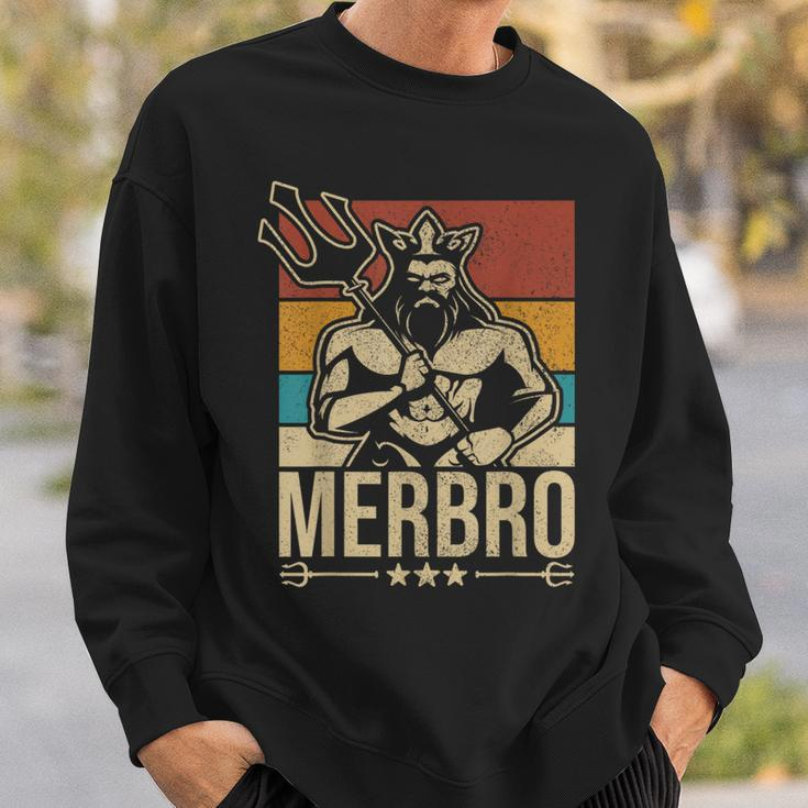 Merbro Brother Mermaid Bro Birthday Costume Party Outfit Sweatshirt Gifts for Him