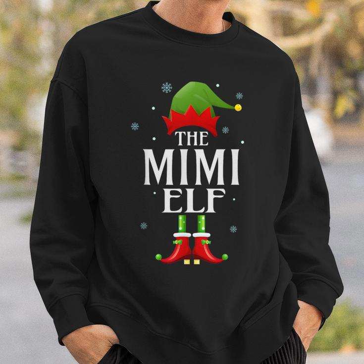 Mimi Elf Xmas Matching Family Group Christmas Party Pajama Sweatshirt Gifts for Him