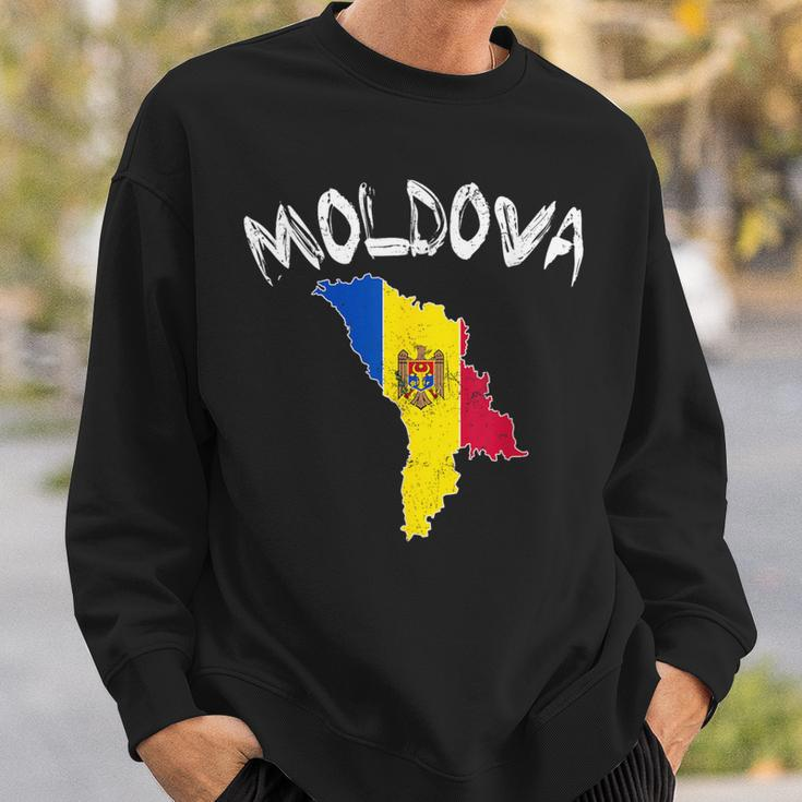 Moldova Moldavian Republika Moldovan National Flags Balkan Sweatshirt Gifts for Him