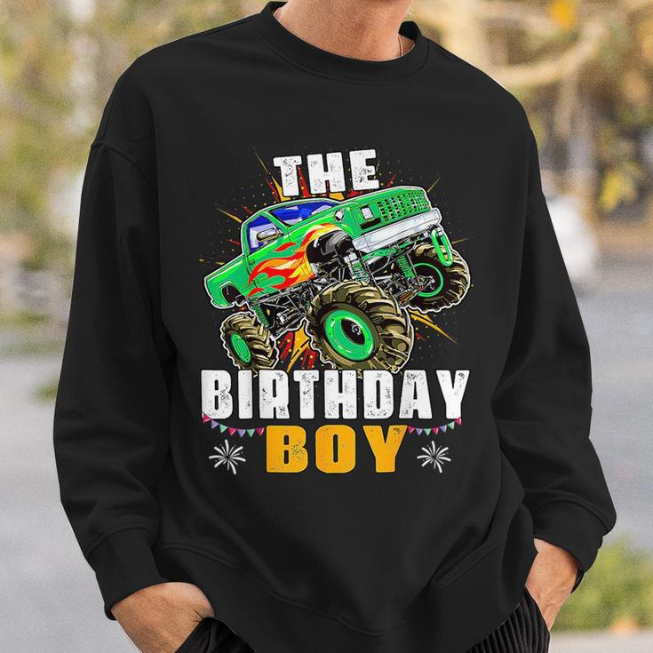 Monster Truck Family Matching The Birthday Boy Sweatshirt Gifts for Him