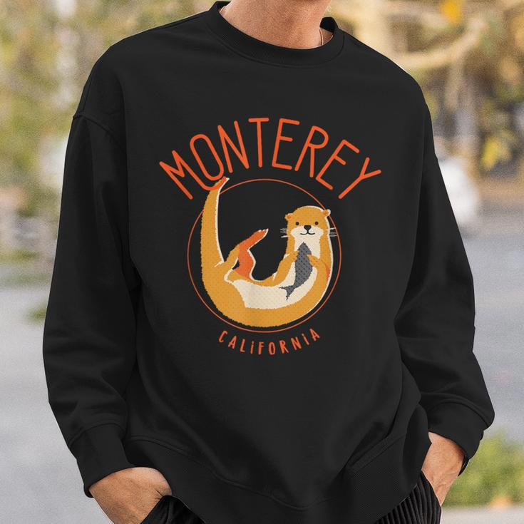 Monterey California Sea Otter Sweatshirt Gifts for Him