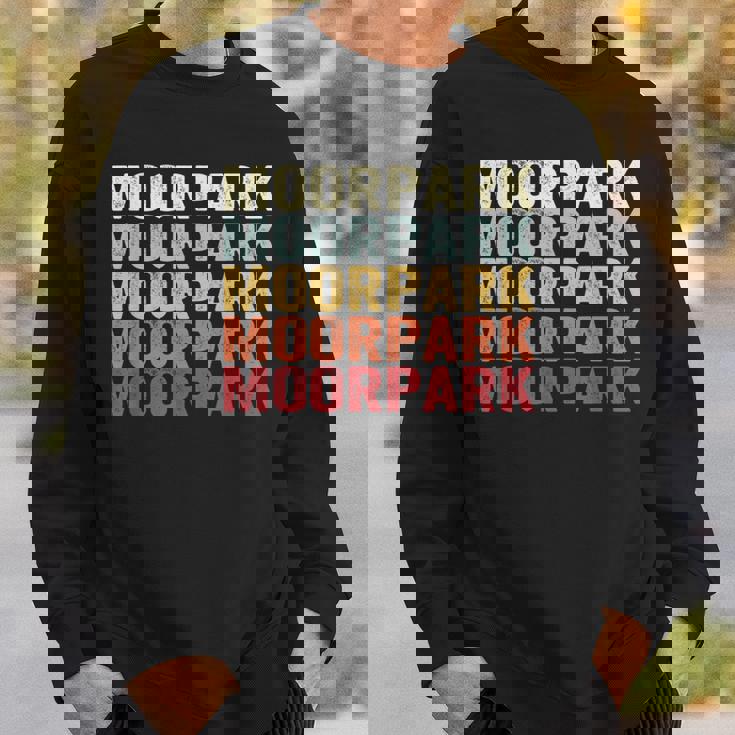 Moorpark California Moorpark Ca Retro Vintage Text Sweatshirt Gifts for Him