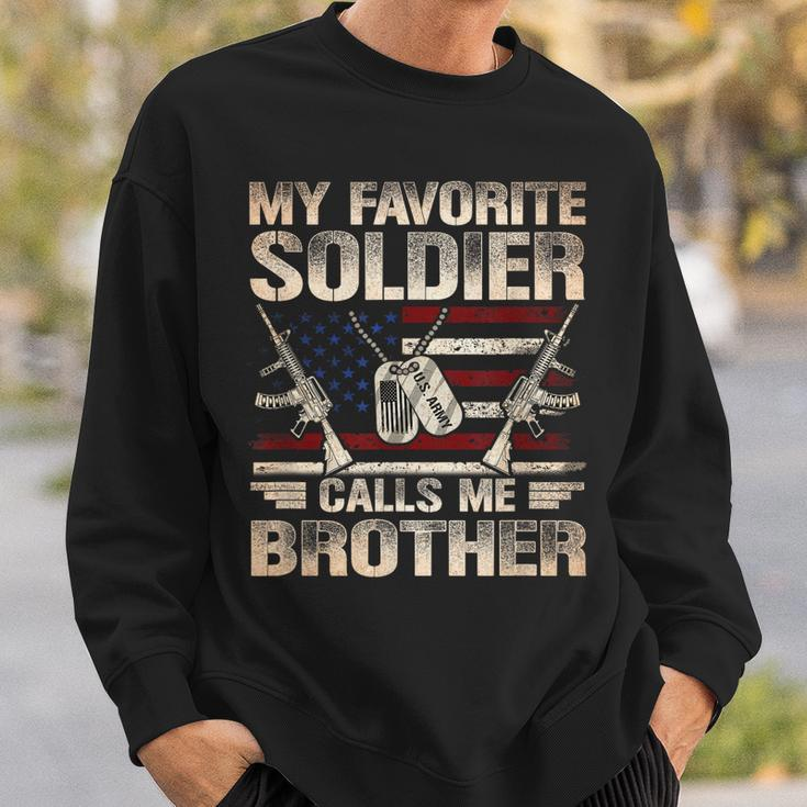 My Favorite Soldier Calls Me Brother Us Army Brother Sweatshirt Gifts for Him