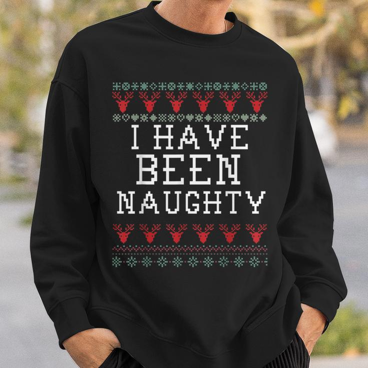 Naughty Holiday Ugly Christmas Sweater Sweatshirt Gifts for Him