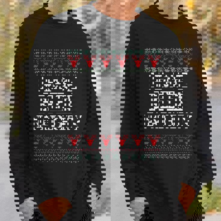 Naughty Holiday Ugly Christmas Sweater Sweatshirt Gifts for Him