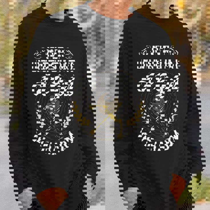 Never Underestimate A Girl With A Bow Archery Funny Gift Archery Funny Gifts Sweatshirt Gifts for Him Never Underestimate A Girl With A Bow Archery Funny Gift Archery Funny Gifts Sweatshirt Gifts for Him