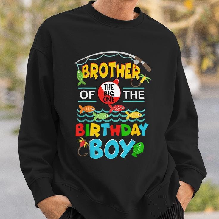 O Fish Ally One Birthday Outfit Brother Of The Birthday Boy Sweatshirt Gifts for Him