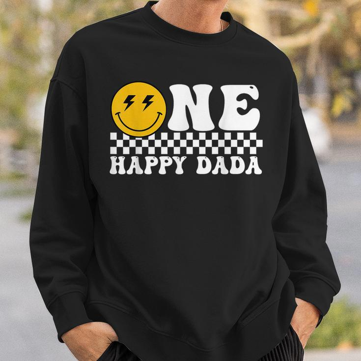 One Happy Dude Dada 1St Birthday Family Matching Sweatshirt Gifts for Him