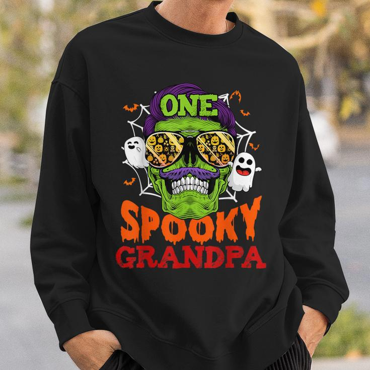 One Spooky Grandpa Halloween Costume Family Sweatshirt Gifts for Him