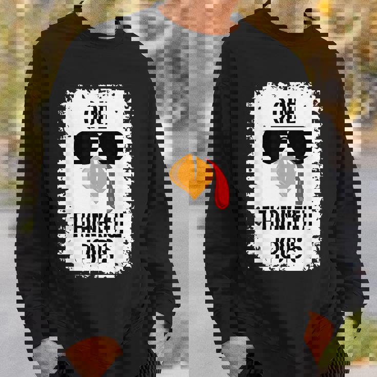 One Thankful Pops Thanksgiving Sweatshirt Gifts for Him