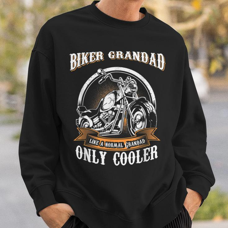 Only Cool Grandad Rides MotorcyclesRider Gift Sweatshirt Gifts for Him