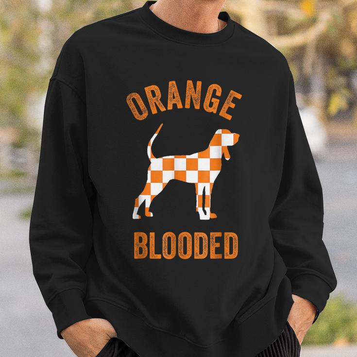 Orange Blooded Tennessee Hound Native Home Tn Rocky Top Sweatshirt Gifts for Him