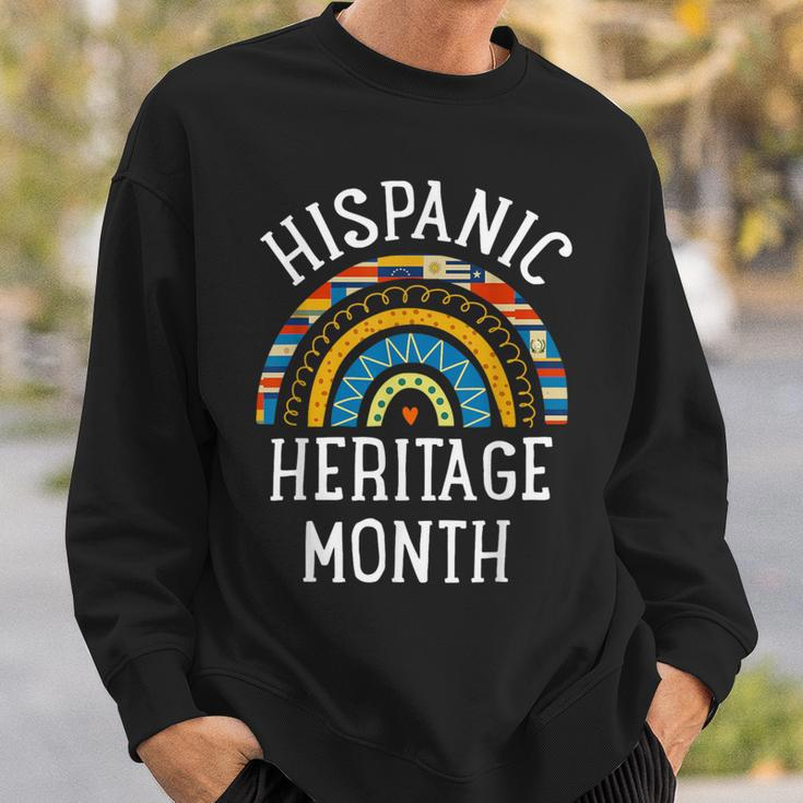 Hispanic Heritage Month National Latino Countries Flags Sweatshirt Gifts for Him