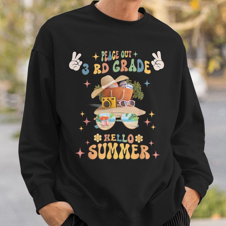 Peace Out 3Rd Grade Hello Summer Sweatshirt Gifts for Him