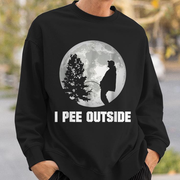 I Pee Outside Camping I Love Peeing Outside For Men Sweatshirt Gifts for Him