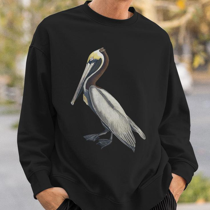 Pelican Cute Brown Pelican Sweatshirt Gifts for Him