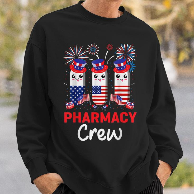 Pharmacy Crew 4Th Of July Cute Pills American Patriotic Sweatshirt Gifts for Him