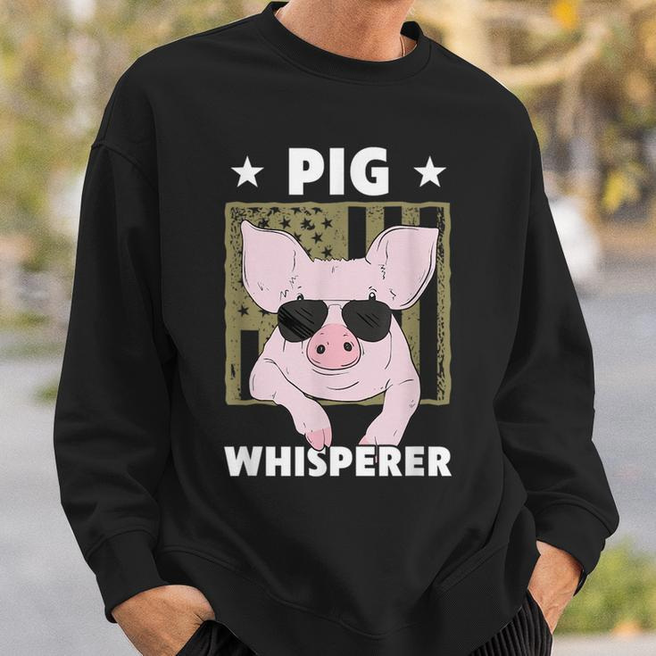 Pig Whisperer Pig Design For Men Hog Farmer Sweatshirt Gifts for Him