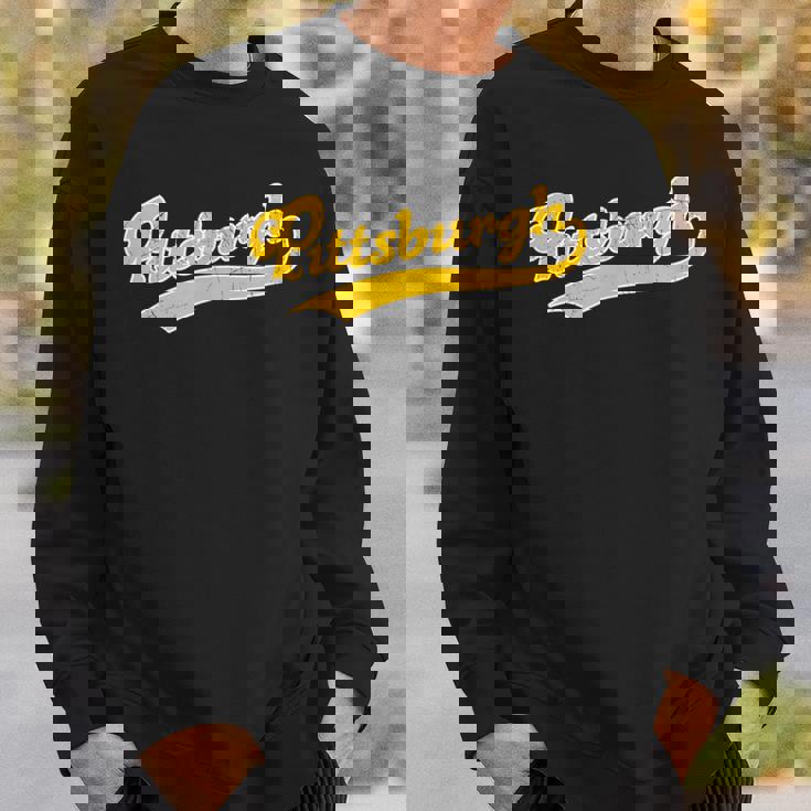 Pittsburgh | Vintage Look Pittsburgh Pride Sweatshirt Gifts for Him